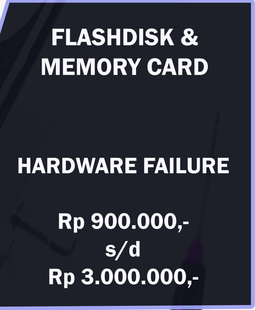 Biaya recovery data Flashdisk